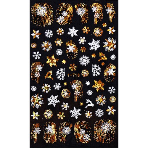 Nail Art Christmas Sticker 2